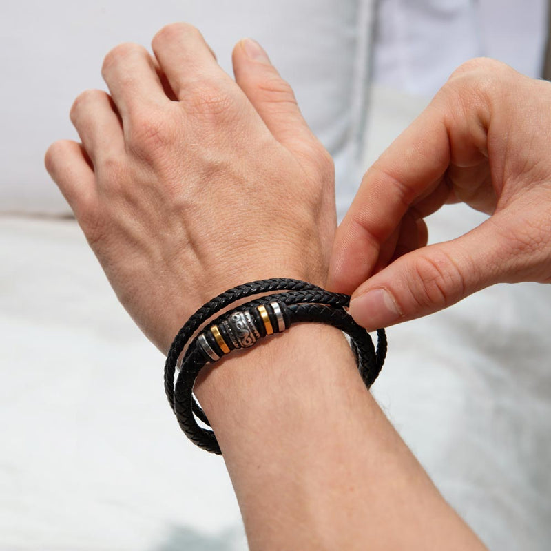 Last Forever Love You Forever (To My Grandson) – Bracelet